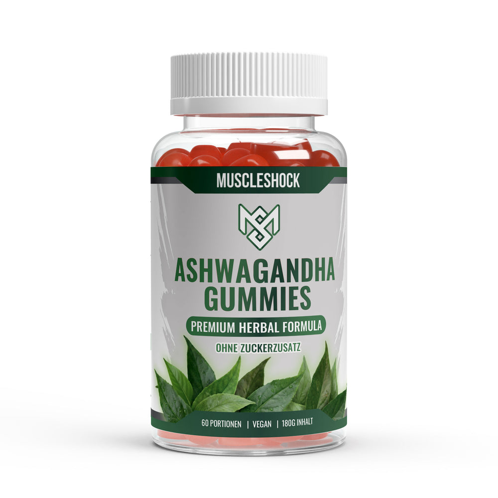 Muscleshock Shaker gefüllt mit Proteinshake nach dem Training