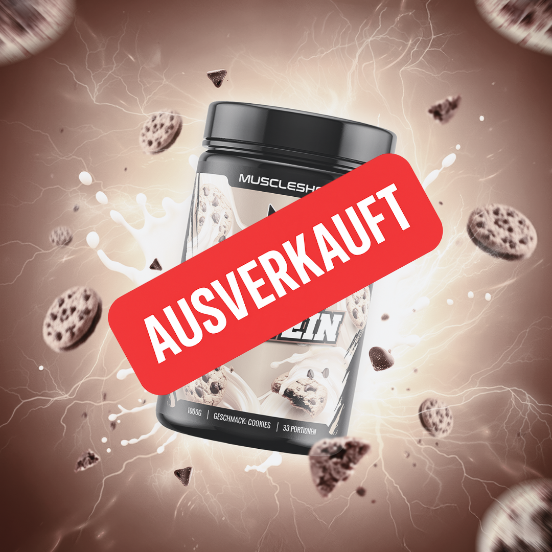 Hochwertiges Whey Protein Pulver von Muscleshock für tägliche Proteinzufuhr