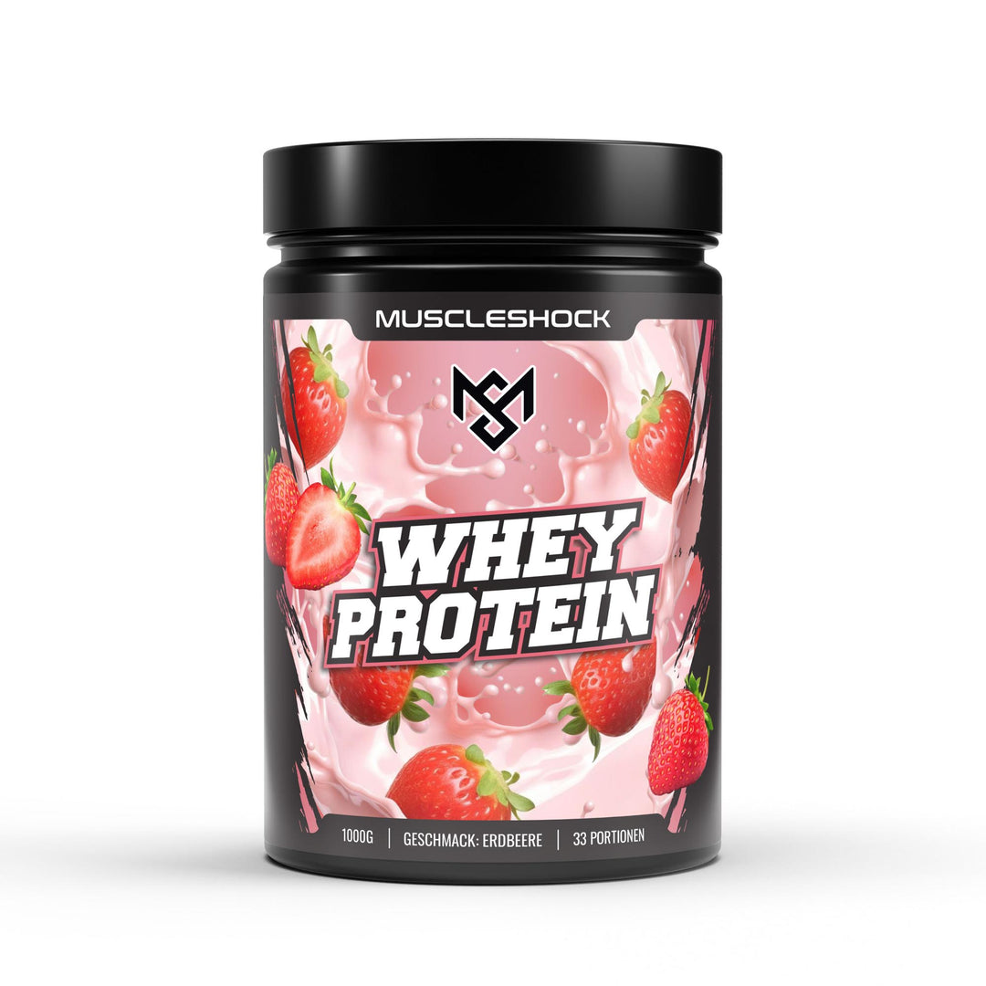 Proteinshake mit Muscleshock Whey nach dem Workout