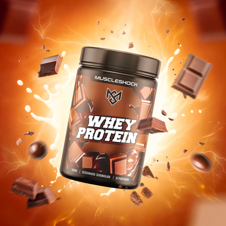 Wheyprotein von Muscleshock für sichtbare Fortschritte