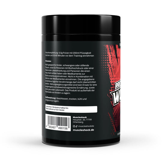 Muscleshock Shaker für Proteinshakes und Supplements