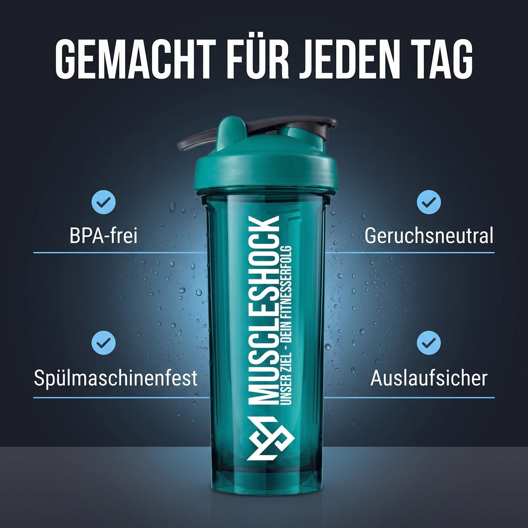 Shaker Forest Green – BPA-frei, spülmaschinenfest, geruchsneutral, auslaufsicher