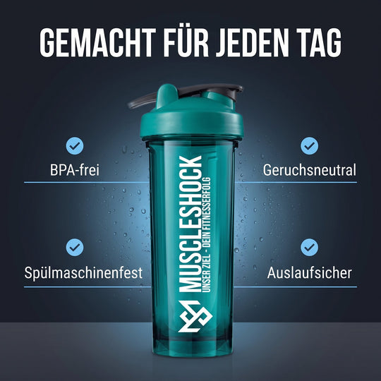 Shaker Forest Green – BPA-frei, spülmaschinenfest, geruchsneutral, auslaufsicher