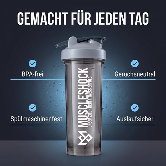 Shaker Nebula Grey – BPA-frei, spülmaschinenfest, geruchsneutral, auslaufsicher